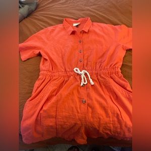 Res orange romper